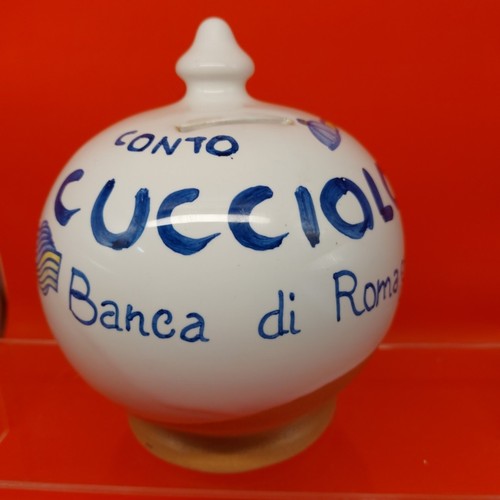 Salvadanaio ceramica vecchia - salvadanaio,