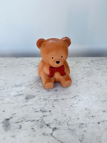 Vecchio salvadanaio orso - vecchio,
